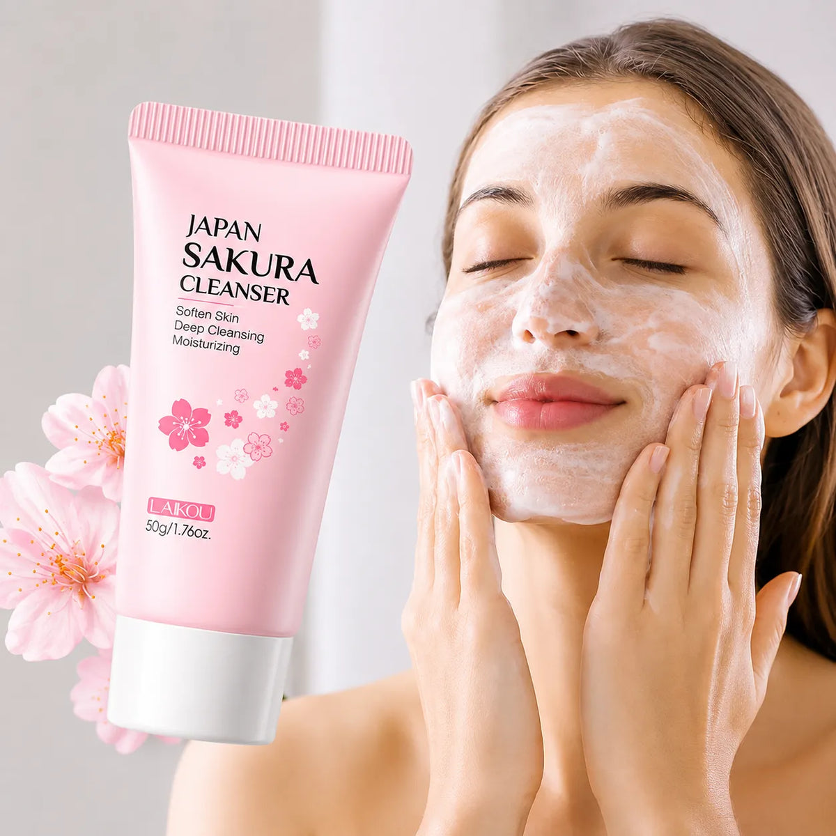 LAIKOU Sakura Facial Cleanser